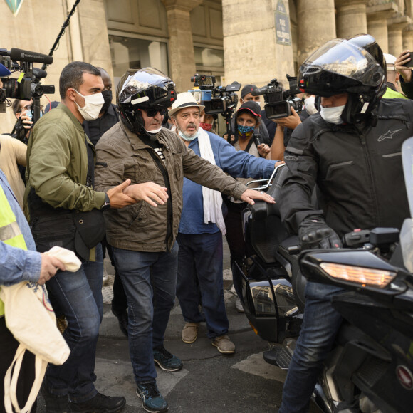 Jean-Marie Bigard le 12 septembre 2020 à Paris pendant la manifestation des gilets jaunes.