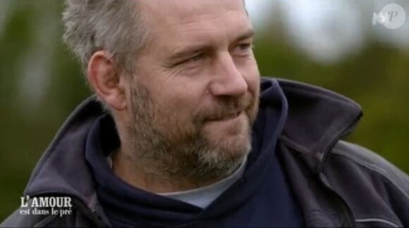 Laurent de "L'amour est dans le pré 2020" lors du tournage du portrait, diffusé le 9 mars, sur M6