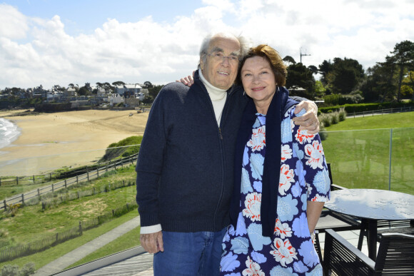 Exclusif - Rendez-vous avec Macha Méril et son mari Michel Legrand en thalassothérapie au centre Thalassa à Dinard. Le 28 avril 2015.