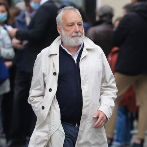 François Berléand - Hommage à Guy Bedos en l'église de Saint-Germain-des-Prés à Paris le 4 juin 2020.  