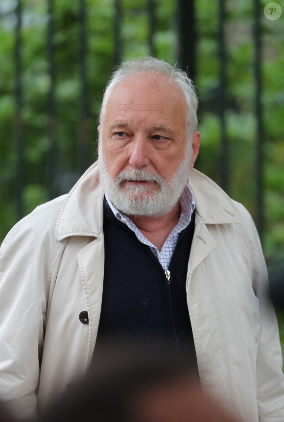 François Berléand - Hommage à Guy Bedos en l'église de Saint-Germain-des-Prés à Paris le 4 juin 2020.  