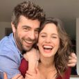 Agustín Galiana et Lucie Lucas sur Instagram (septembre 2020).