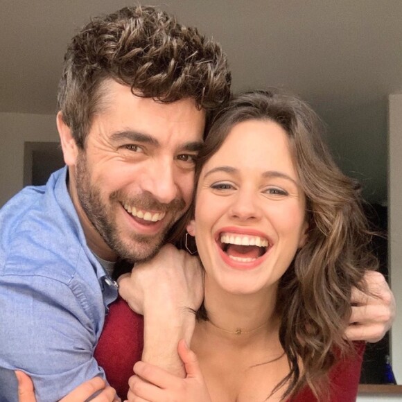 Agustín Galiana et Lucie Lucas sur Instagram (septembre 2020).