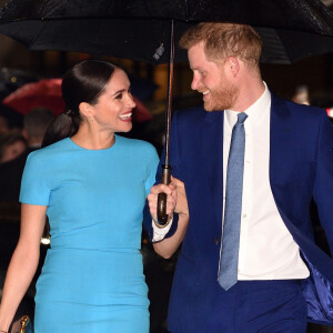 Le prince Harry, duc de Sussex, et Meghan Markle, duchesse de Sussex arrivent à la cérémonie des Endeavour Fund Awards à Londres