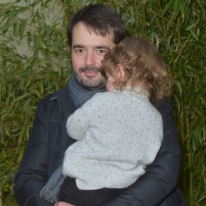 Jean-François Piége et son fils Antoine - People au défilé de mode de la collection hiver 2018 "Bonpoint" à Paris le 24 janvier 2018. © Giancarlo Gorassini/Bestimage