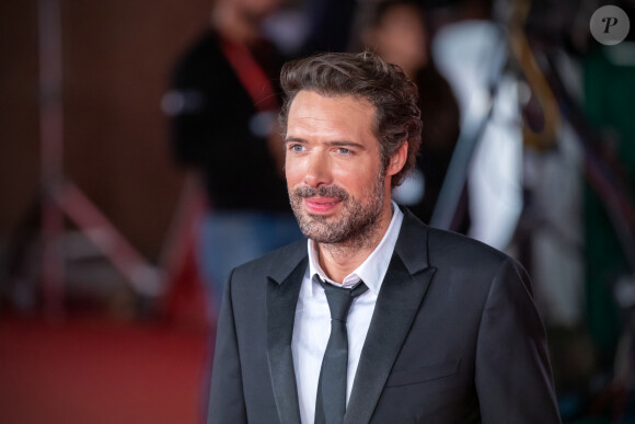 Nicolas Bedos sur le tapis rouge du film 'La Belle Epoque' à l'occasion de la 14ème édition du Festival du Film de Rome, le 20 octobre 2019.