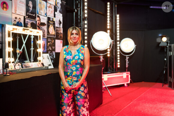Julie Zenatti - Backstage de l'enregistrement de l'émission "300 Choeurs chantent Dassin" à Paris, le 15 septembre 2020 et diffusé le 16 octobre 2020. © Tiziano Da Silva / Bestimage