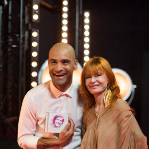 Axelle Red et Ycare - Backstage de l'enregistrement de l'émission "300 Choeurs chantent Dassin" à Paris, le 15 septembre 2020 et diffusé le 16 octobre 2020. © Tiziano Da Silva / Bestimage