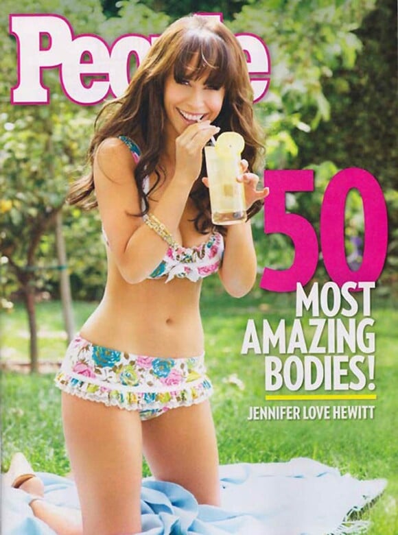 Jennifer Love Hewitt en couverture du magazine People. Juin 2010.