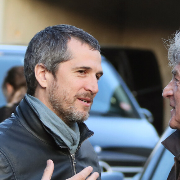 Exclusif - Guillaume Canet et François Cluzet lors de l'avant-première nationale du film "Nous finirons ensemble" (suite des "Petits Mouchoirs") au cinéma le Rex d'Andernos-les-Bains, bassin d'Arcachon, France, le 17 avril 2019. © Patrick Bernard/Bestimage