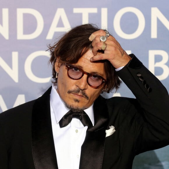 Johnny Depp lors du photocall du gala "Monte-Carlo Gala for Planetary Health" organisé par la Fondation Prince Albert II de Monaco le 24 septembre 2020. © Jean-François Ottonello / Nice Matin / Bestimage 