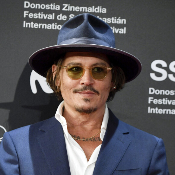 Johnny Depp à la première du documentaire "Crock of Gold: A Few Rounds with Shane MacGowan" au festival international du film de Saint-Sébastien (Donostia) le 20 septembre 2020. 