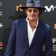 Johnny Depp à la première du documentaire "Crock of Gold: A Few Rounds with Shane MacGowan" au festival international du film de Saint-Sébastien (Donostia) le 20 septembre 2020.   