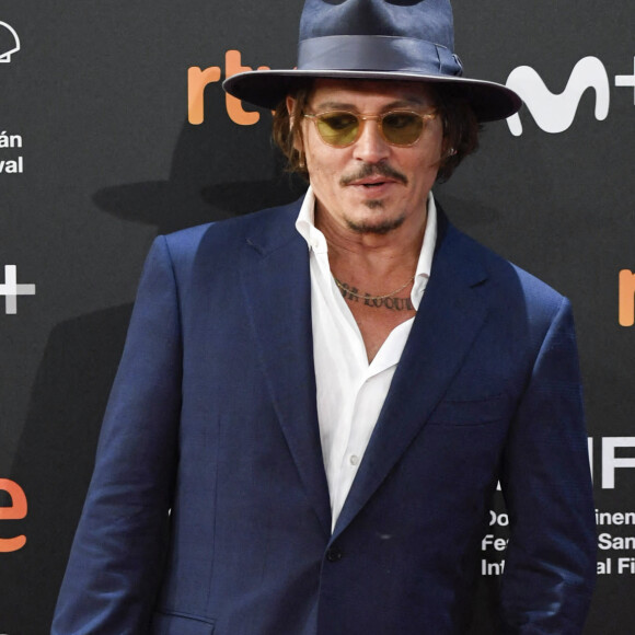 Johnny Depp à la première du documentaire "Crock of Gold: A Few Rounds with Shane MacGowan" au festival international du film de Saint-Sébastien (Donostia) le 20 septembre 2020. 