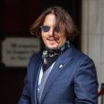 Johnny Depp - Arrivée à la cour royal de justice à Londres, pour le procès en diffamation contre le magazine The Sun Newspaper le 24 juillet 2020.