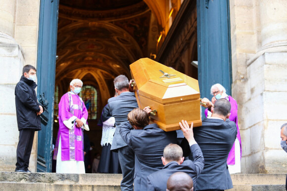 Funérailles du comédien Michael Lonsdale en l'église Saint-Roch de Paris. Le 1er octobre 2020. @Nasser Berzane/ABACAPRESS.COM