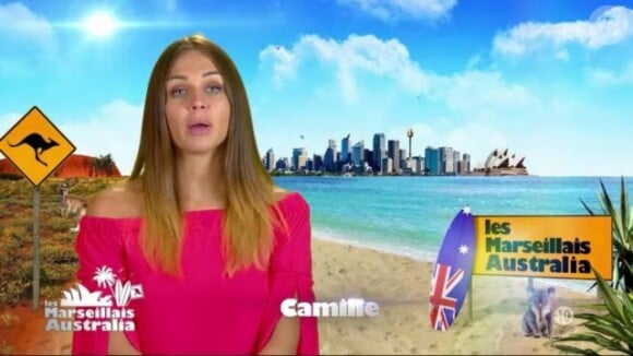 Camille Froment dans "Les Marseillais Australia",sur W9