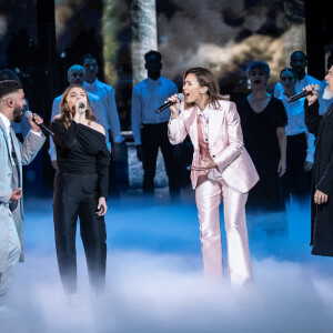 Slimane, Maëlle (The Voice 7), Vitaa, Florent Pagny - 35ème cérémonie des Victoires de la musique à la Seine musicale de Boulogne-Billancourt, le 14 février 2020. © Cyril Moreau/Bestimage 