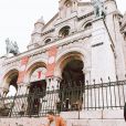 Aubin de "Koh-Lanta 2020" à Montmartre avec son fils Noré, le 14 juillet 2020, photo Instagram