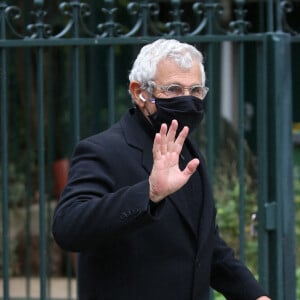 Michel Boujenah - Obsèques de Juliette Gréco en l'église Saint-Germain-des-Prés, à Paris, le 5 octobre 2020.