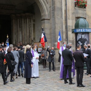 Obsèques de Juliette Gréco en l'église Saint-Germain-des-Prés, à Paris, le 5 octobre 2020.