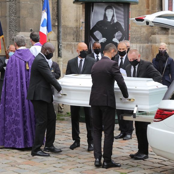 Obsèques de Juliette Gréco en l'église Saint-Germain-des-Prés, à Paris