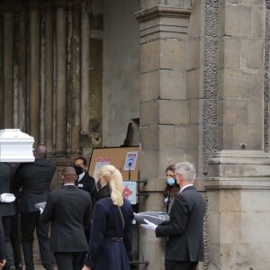 Obsèques de Juliette Gréco en l'église Saint-Germain-des-Prés, à Paris, le 5 octobre 2020.