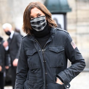 Zazie - Obsèques de Juliette Gréco en l'église Saint-Germain-des-Prés, à Paris, le 5 octobre 2020.