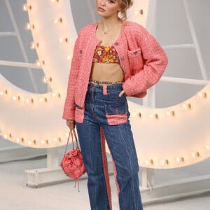 Lily-Rose Depp - Photocall Chanel pendant la fashion week de Paris. Le 6 octobre 2020. @Jerome Domine/ABACAPRESS.COM