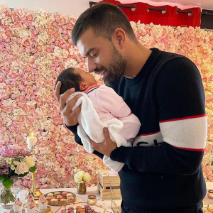 Vincent Queijo et Rym Renom parents d'une petite fille prénommée Maria-Valentina - Instagram