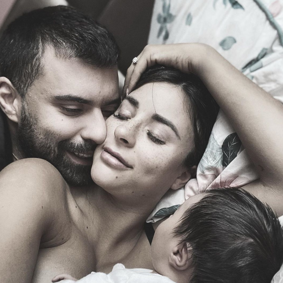 Vincent Queijo et Rym Renom parents d'une petite fille prénommée Maria-Valentina - Instagram