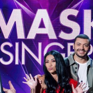 Camille Combal, Anggun, Kev Adams, Jarry et Alessandra Sublet dans "Mask Singer 2020"