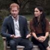 Le prince Harry, duc de Sussex, et Meghan Markle, duchesse de Sussex en pleine interview pour TIME 100 television ABC, le 23 septembre 2020