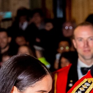 Le prince Harry, duc de Sussex, et Meghan Markle, duchesse de Sussex assistent au festival de musique de Mountbatten au Royal Albert Hall de Londres, Royaume Uni, le 7 mars 2020.