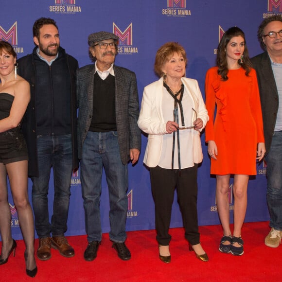 Anne-Elisabeth Blateau, David Mora, Gérard Hernandez, Marion Game, Grégoire Bonnet lors du photocall de la cérémonie de clôture du festival Series Mania 2019 à Lille le 30 mars 2019 © Stéphane Vansteenkiste / Bestimage