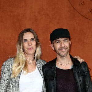 Calogero et sa compagne Marie Bastide - People au village pour la finale hommes lors des internationaux de France de tennis de Roland Garros 2019 à Paris le 9 juin 2019. © Jacovides - Moreau / Bestimage