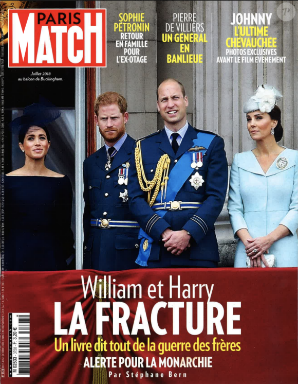 Couverture du nouveau numéro du magazine Paris Match