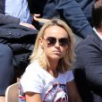 Cécile de Ménibus - People dans les tribunes lors des internationaux de France de tennis de Roland Garros 2019 à Paris le 28 mai 2019. © Jacovides-Moreau/Bestimage