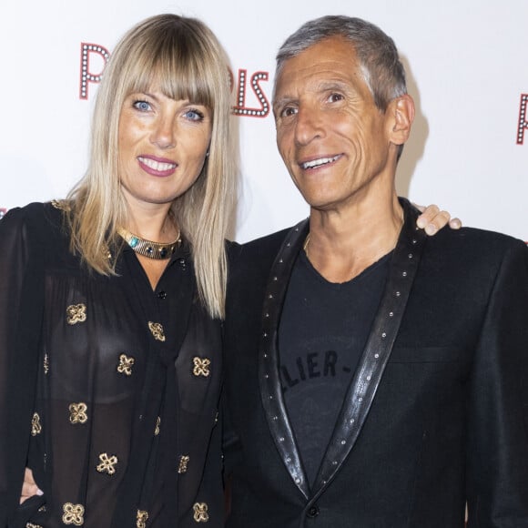 Nagui et sa femme Mélanie Page - Photocall de la générale "L'Oiseau Paradis" au Paradis Latin à Paris. © Olivier Borde/Bestimage