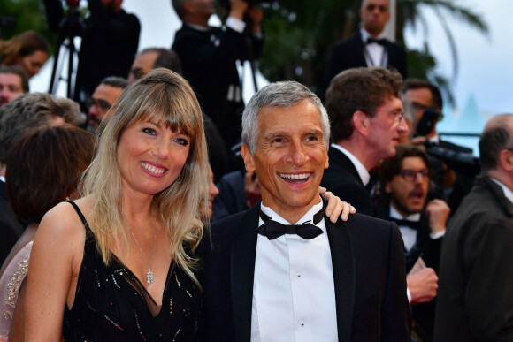 Nagui (Nagui Fam) et sa femme Mélanie Page à la première de "Douleur et Gloire" lors du 72ème Festival International du Film de Cannes, le 17 mai 2019. © Rachid Bellak/Bestimage