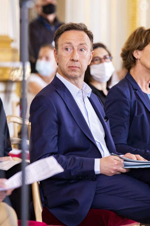 Stéphane Bern - Présentation des 18 projets de la Mission Patrimoine 2020 au ministère de la Culture à Paris le 30 juin 2020. La mission patrimoine confiée à Stéphane Bern contribue à la sauvegarde du patrimoine français dans toute sa diversité. © Jack Tribeca / Bestimage