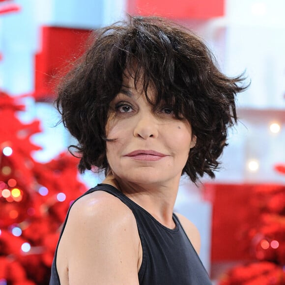 Exclusif - Isabelle Mergault - Enregistrement de l'émission "Vivement Dimanche prochain" présentée par M.Drucker et diffusée le 5 janvier 2020 sur France 2. Le 4 décembre 2019 © Guillaume Gaffiot / Bestimage 