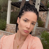 La chanteuse Halsey. Octobre 2020.