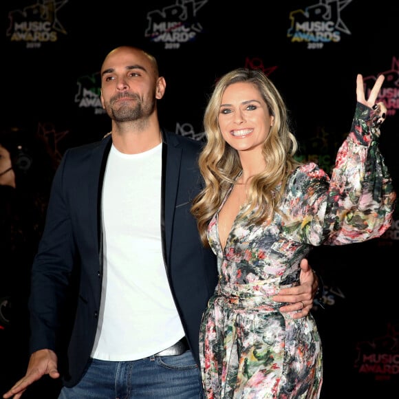 Clara Morgane et son mari Jérémy Olivier - 21ème édition des NRJ Music Awards au Palais des festivals à Cannes le 9 novembre 2019. © Dominique Jacovides/Bestimage