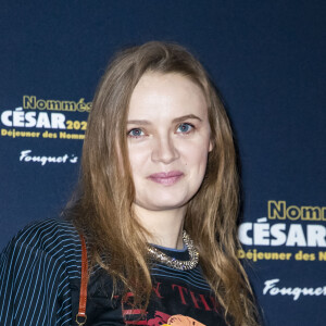 Sara Forestier (nomination meilleure actrice second rôle "Roubaix, une lumière") lors du photocall du "Déjeuner des Nommés de la 45ème édition des César 2020" au restaurant le Fouquet's à Paris, France, le 9 février 2020. © Olivier Borde/Bestimage