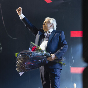 Exclusif - Michel Sardou - Ultime concert de Michel Sardou pour la dernière date de son spectacle "La dernière danse" à la Seine Musicale à Boulogne-Billancourt le 12 avril 2018. © Pierre Perusseau/Bestimage