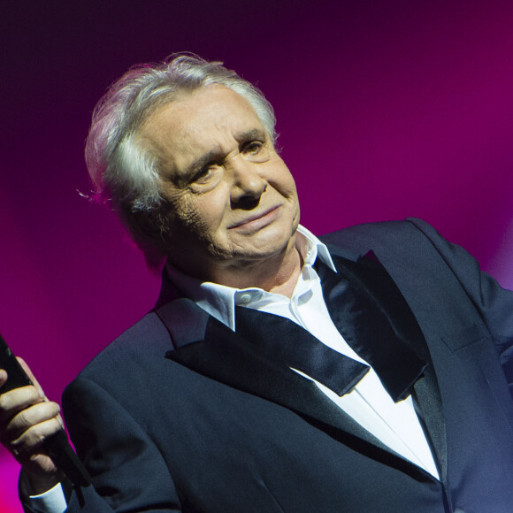 Exclusif - Michel Sardou lors de la dernière date de sa tournée "La dernière danse" à la Seine Musicale à Boulogne-Billancourt le 12 avril 2018. © Pierre Perusseau/Bestimage