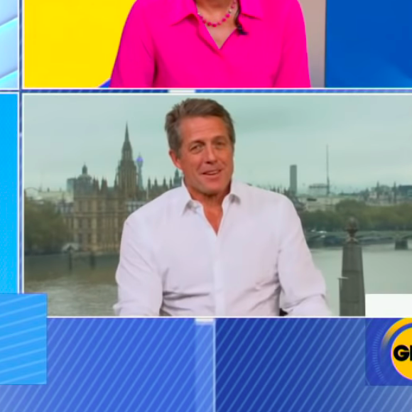 Hugh Grant dans l'émission "Good Morning America", octobre 2020.