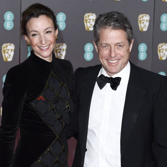 Anna Elisabet Eberstein et son mari Hugh Grant lors de la 73ème cérémonie des British Academy Film Awards (BAFTA) au Royal Albert Hall à Londres, Royaume Uni, le 2 février 2020. © Future-Image/Zuma Press/Bestimage