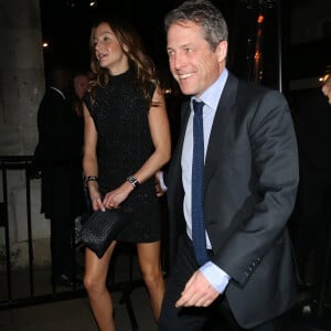 Anna Elisabet Eberstein et son mari Hugh Grant - Charles Finch & CHANEL Pre-BAFTA Party à Londres le 1er février 2020.